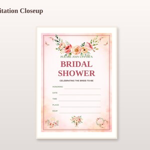 Bridal Shower Party Kit Printable printable party kit preview 6