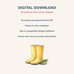 Rainy Day Reading Clipart Bundle preview image 5