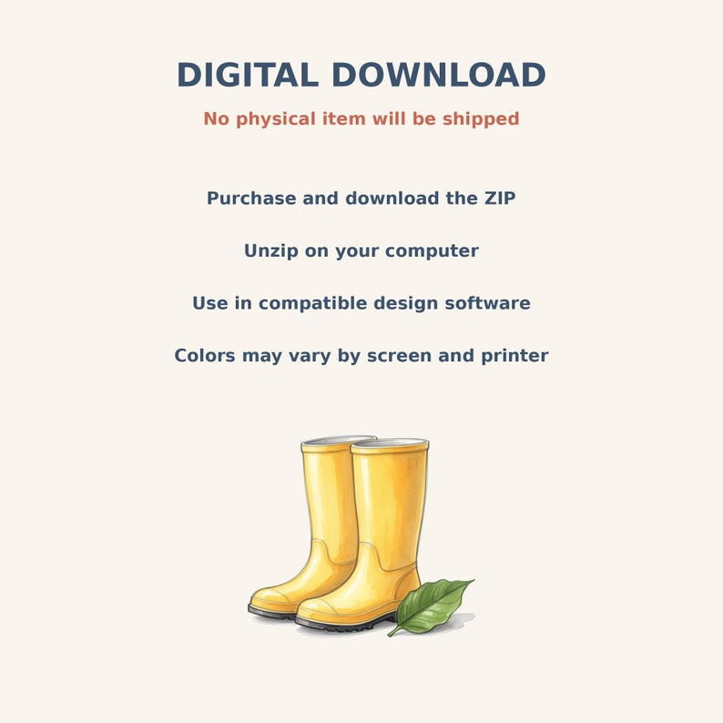 Rainy Day Reading Clipart Bundle preview image 5