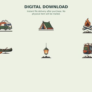 Trailhead Camp Badge Clipart preview 9