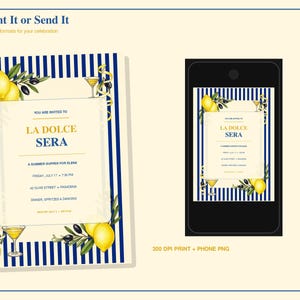Personalized Italian Dinner Party Invitation preview 5