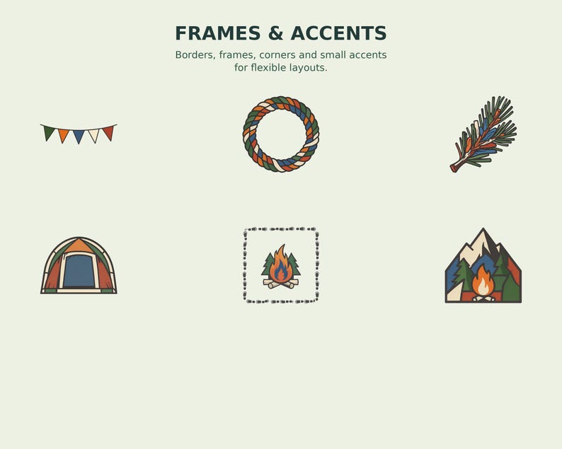 Trailhead Camp Badge Clipart preview 6