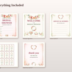 Bridal Shower Party Kit Printable printable party kit preview 2