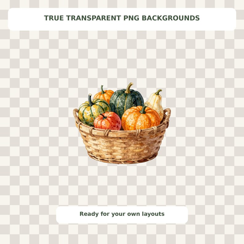 Autumn Farmers Market Clipart Bundle preview image 8