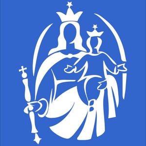 Mary Help Of Christians Vinyl Decal Sticker 5&quot; (H)