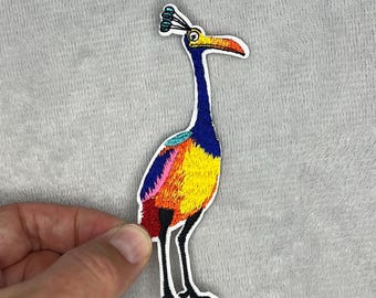 Kevin the Bird Embroidered Iron-On Patch