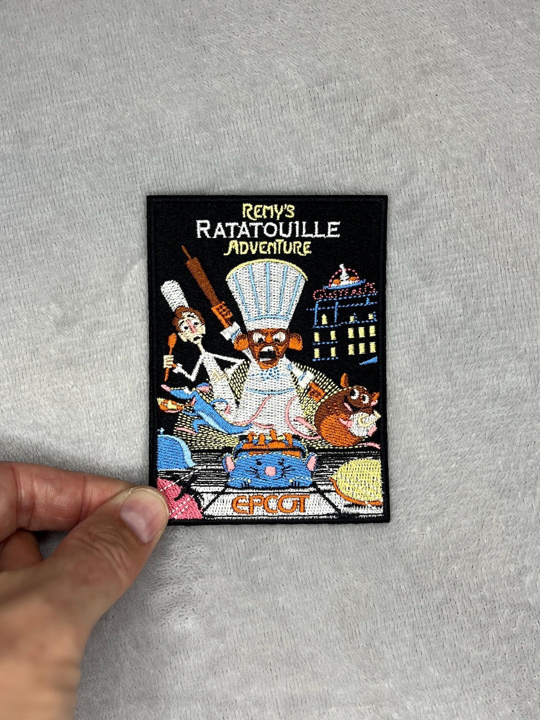 Remy’s Ratatouille Adventure Patch | Embroidered Iron-on | EPCOT Ride ...
