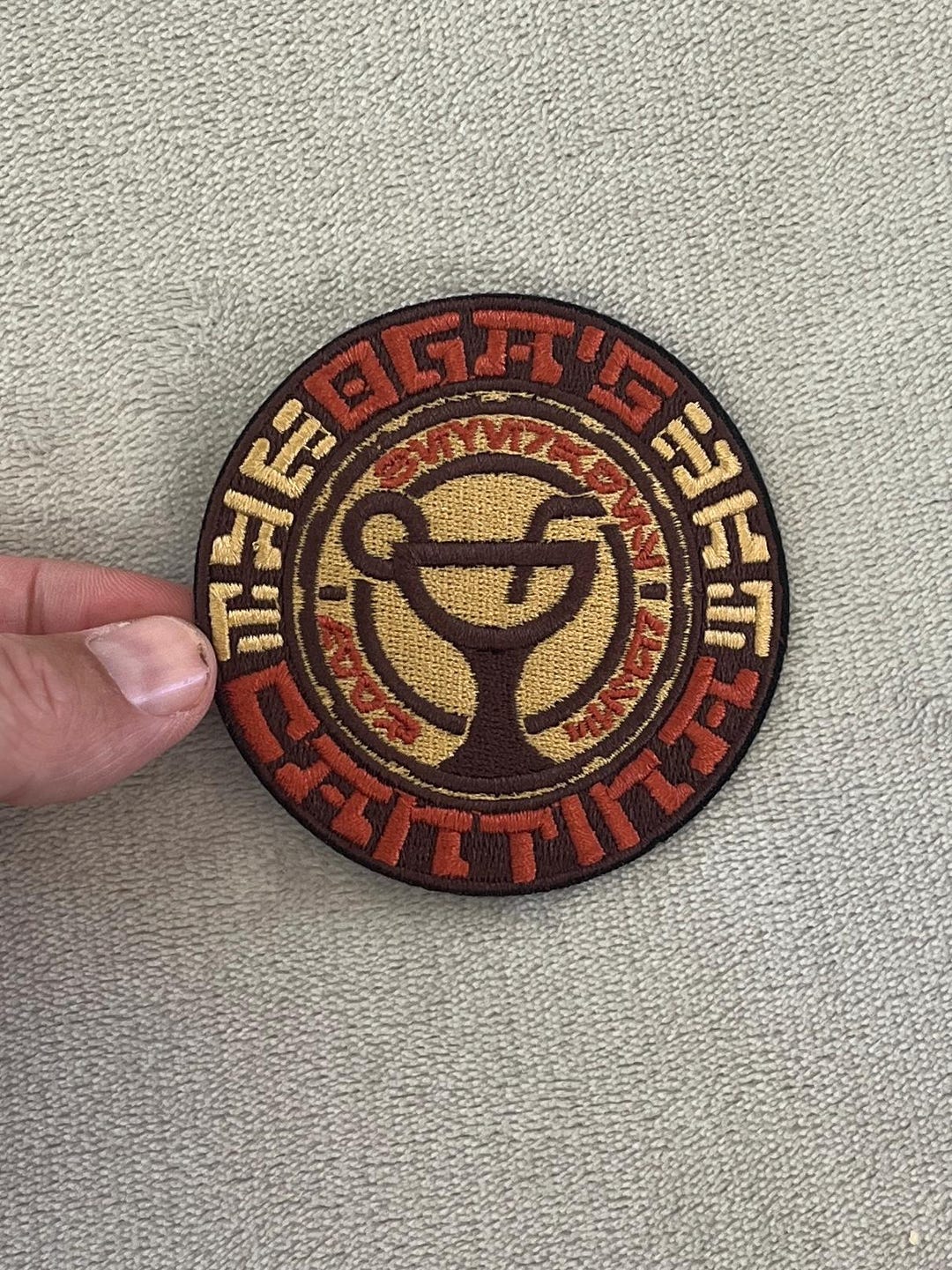 Oga’s Cantina Patch | 3x3 Inch Embroidered Iron-on | Star Wars Coaster ...