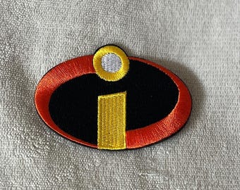 Incredibles Embroidered Patch | Disney Pixar Emblem (3x2 inch)