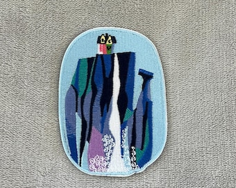 Carl’s House Paradise Falls Patch | 3.5x2.5 Inch Embroidered Iron-On | Disney Pixar Inspired “Up” Design