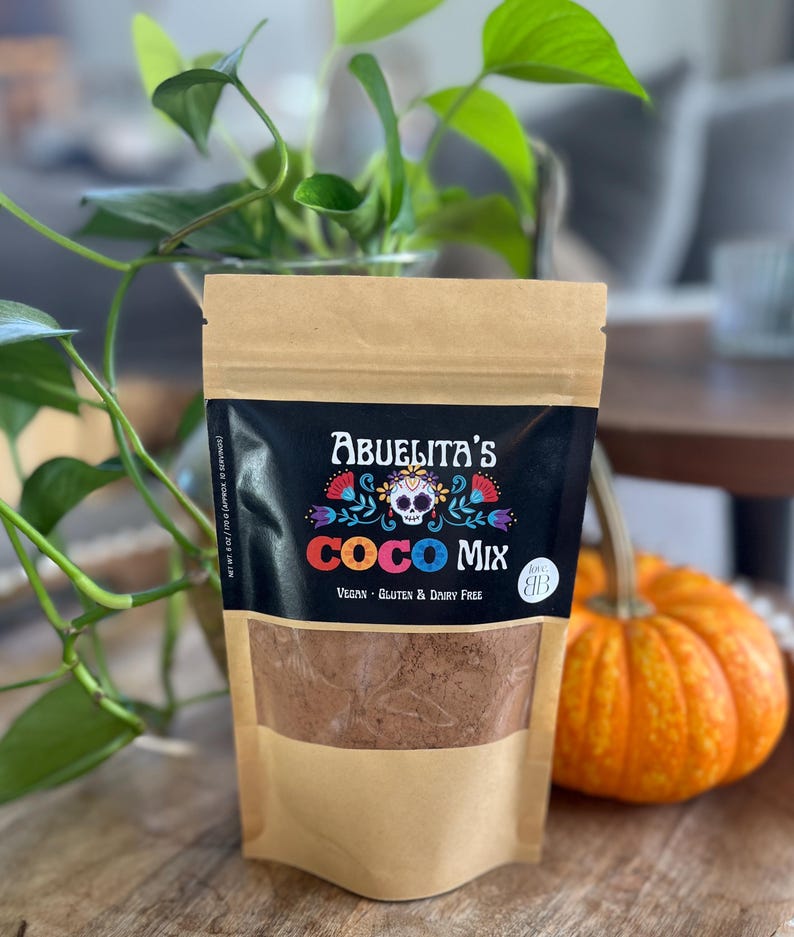 Abuelita's Coco Mix: 6oz Spiced Vegan Cocoa - Pixar's Coco Inspired - Etsy