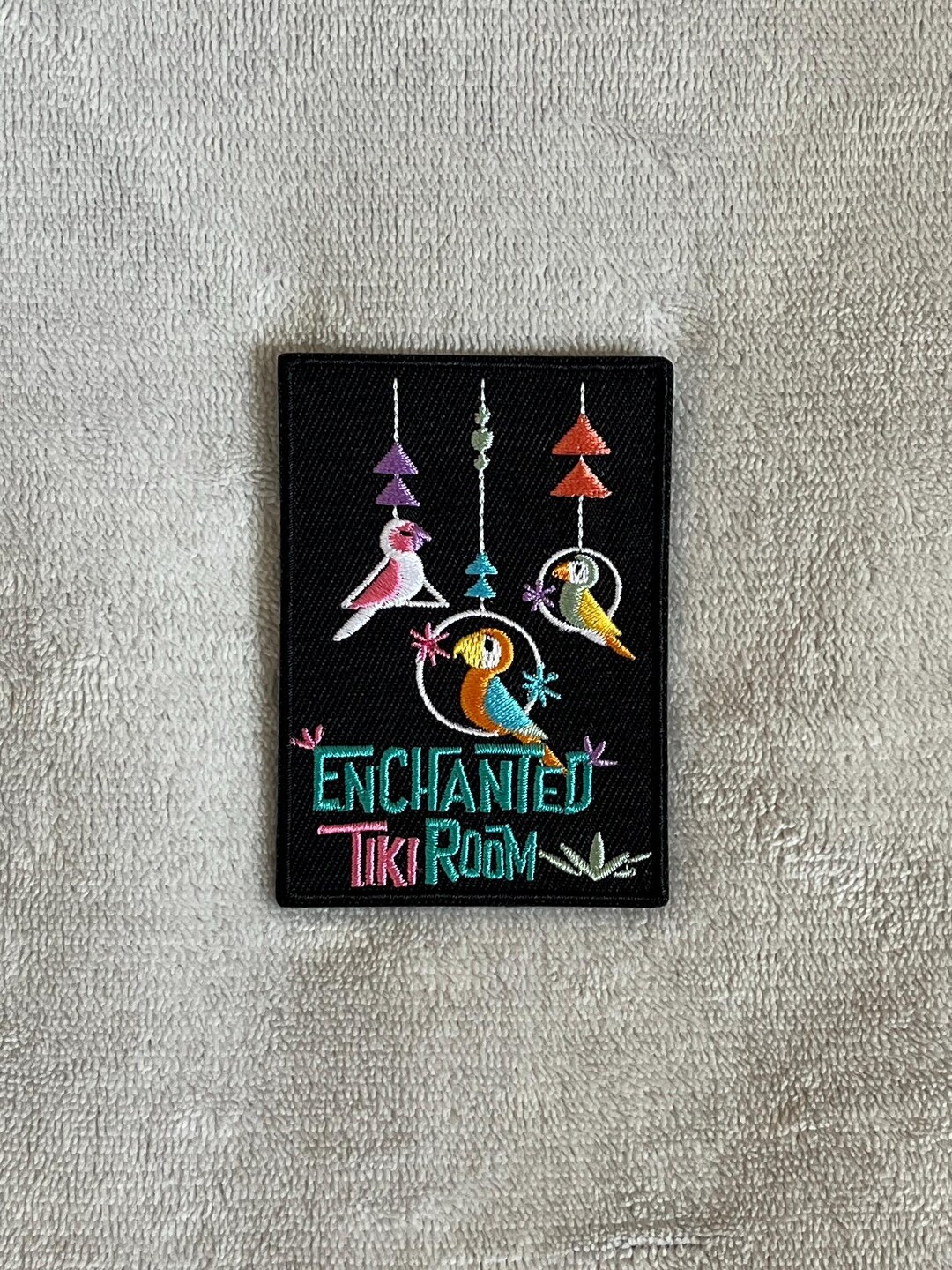 Enchanted Tiki Room Parrots Patch | Retro Embroidered Iron-on | LAST IN ...