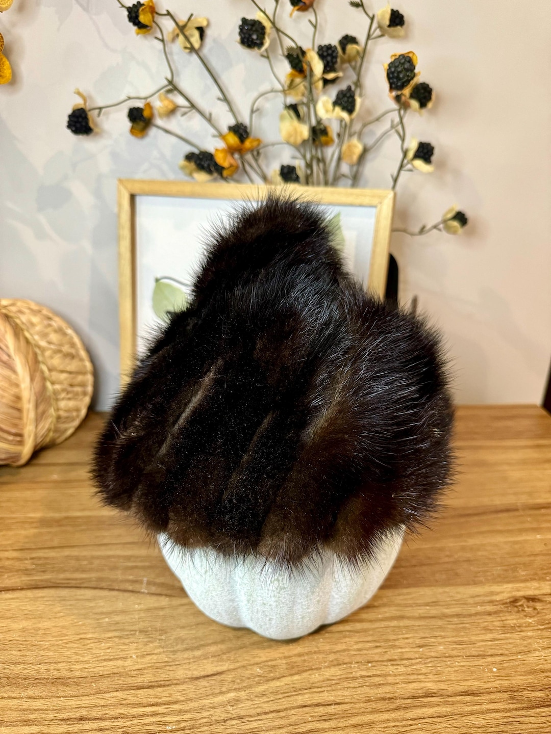 Vintage Beaver Fur Hat by Gwen Pennington Gwenn Pennington Antique Fur Ladies Hat - Etsy main image 2