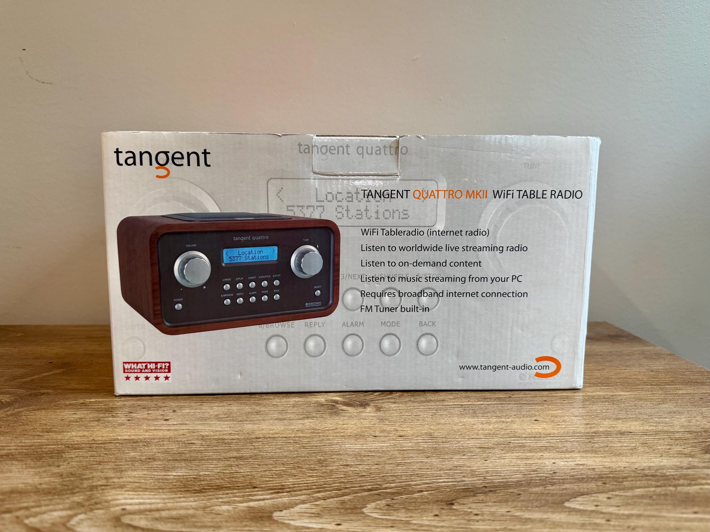 tanent quattro mk2 wifi ラジオチューナー tangent quattro mk2 タンジェント クアトロ ウェブラジオ