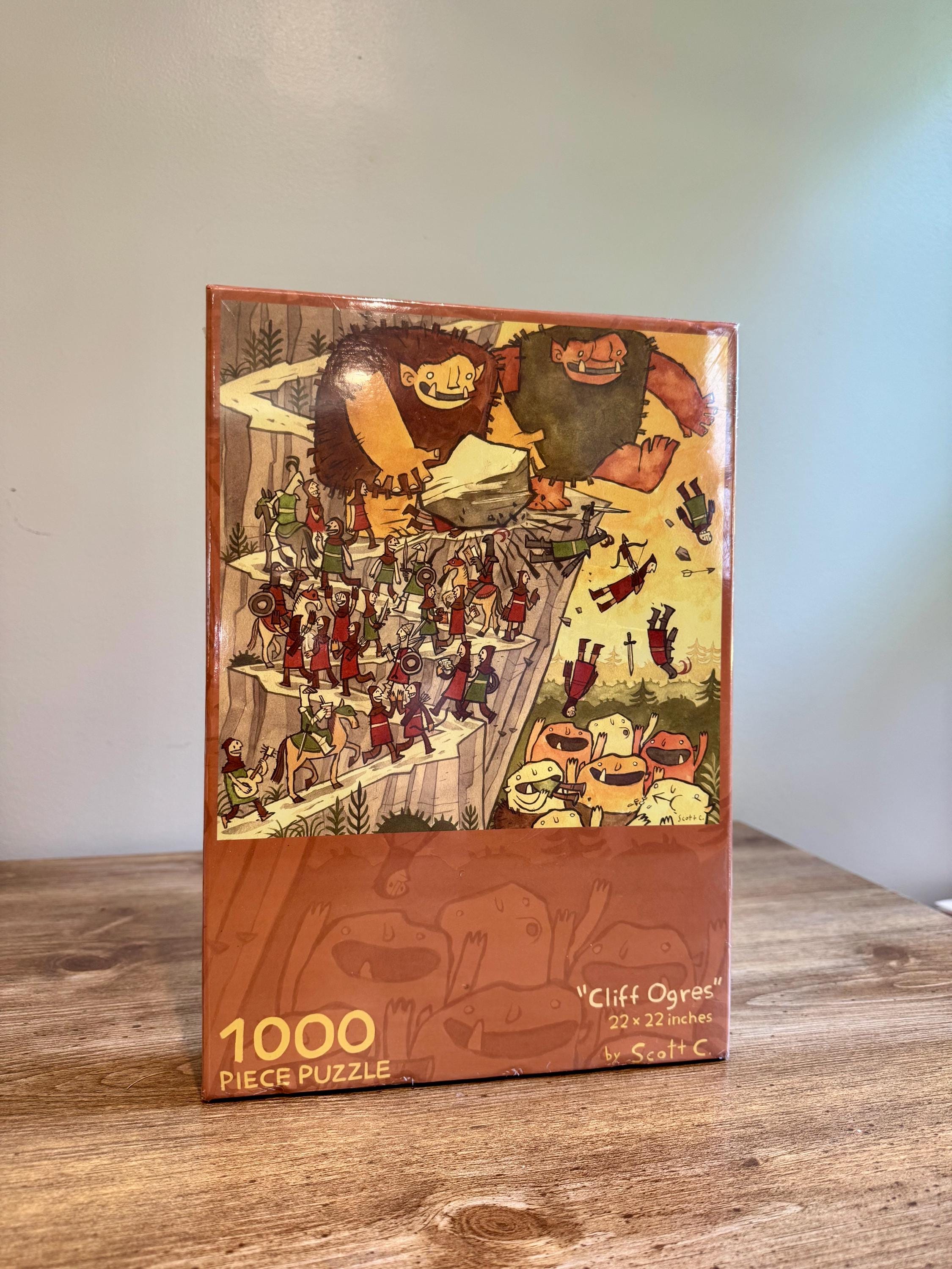 スコット・キャンベル作「クリフ・オーガズ」1000ピースジグソーパズル