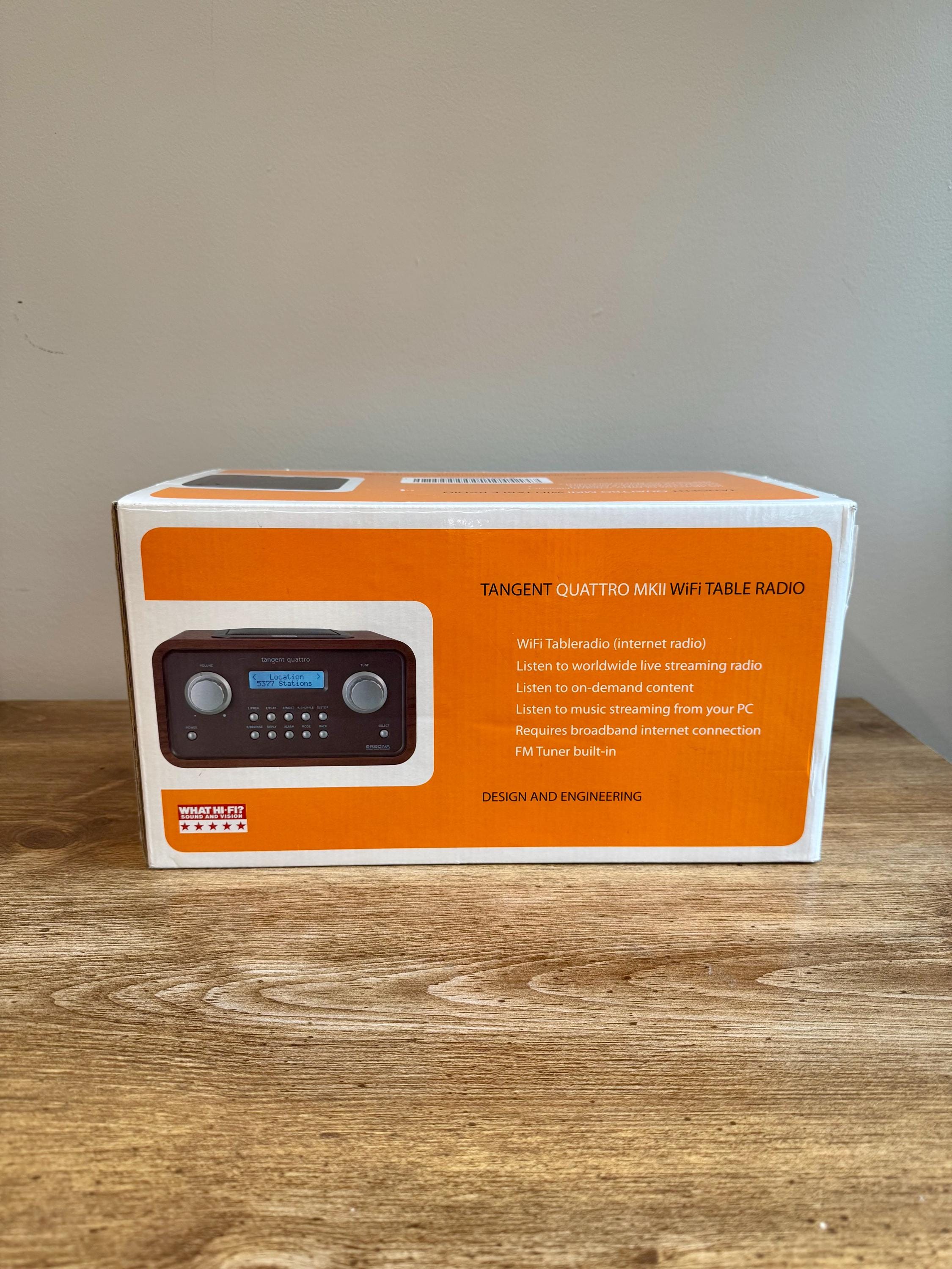 新品未開封 Tangent Quattro MKII WiFi インターネットラジオ テーブル