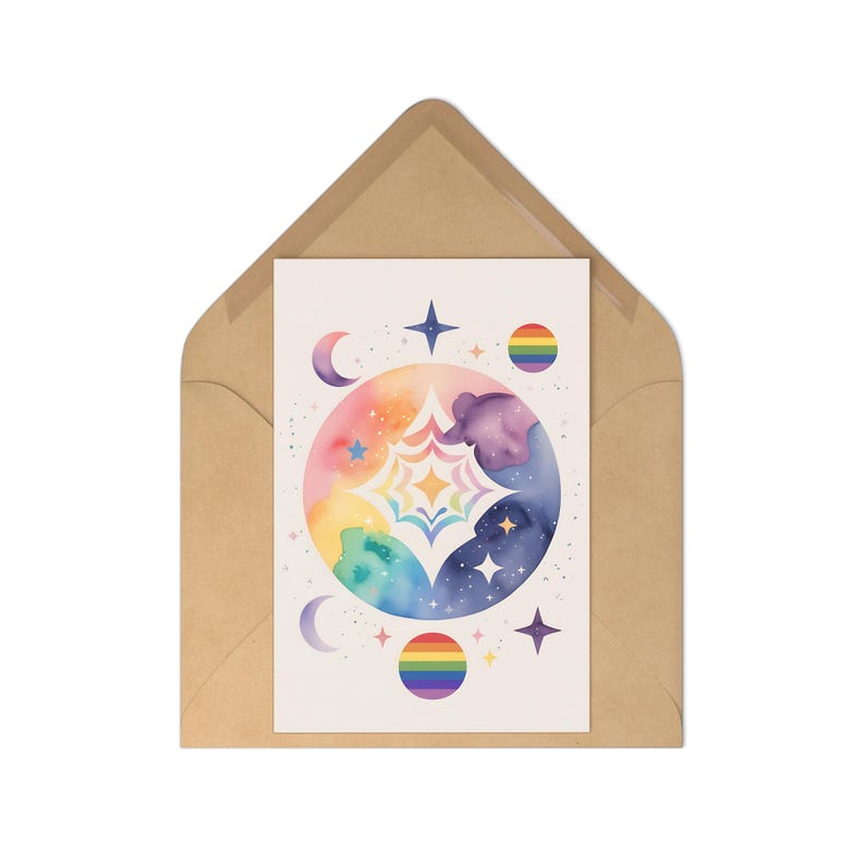 LGBTQ+ Postcard | Pride Positive Quotes | Queer Mindfulness Digital ...
