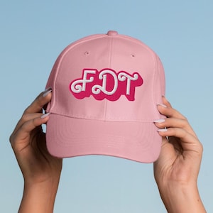FDT F Donald Trump Doll-Style Font Two-Sided Embroidered Dad Baseball Hat, Resist MAGA Cap, Gift for Democrat, Feminist, Liberal, Anti-GOP