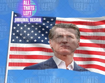 May include: A flag featuring the United States stars and stripes pattern with a portrait of a man in a dark suit and white collared shirt superimposed in the center. The text ALL THATS LEFT ORIGINAL DESIGN and FOR MOCKUP PURPOSES ONLY is visible.