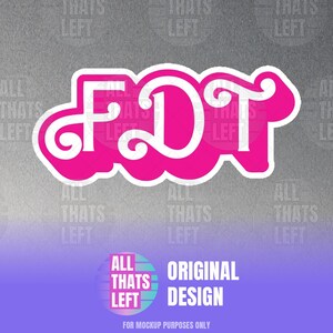 FDT (F Donald Trump) Anti-MAGA-net Kiss-Cut Magnet, Anti-Trump, Democrat Voter Magnet, Feminist Supporter, Pro-Democracy Car Magnets