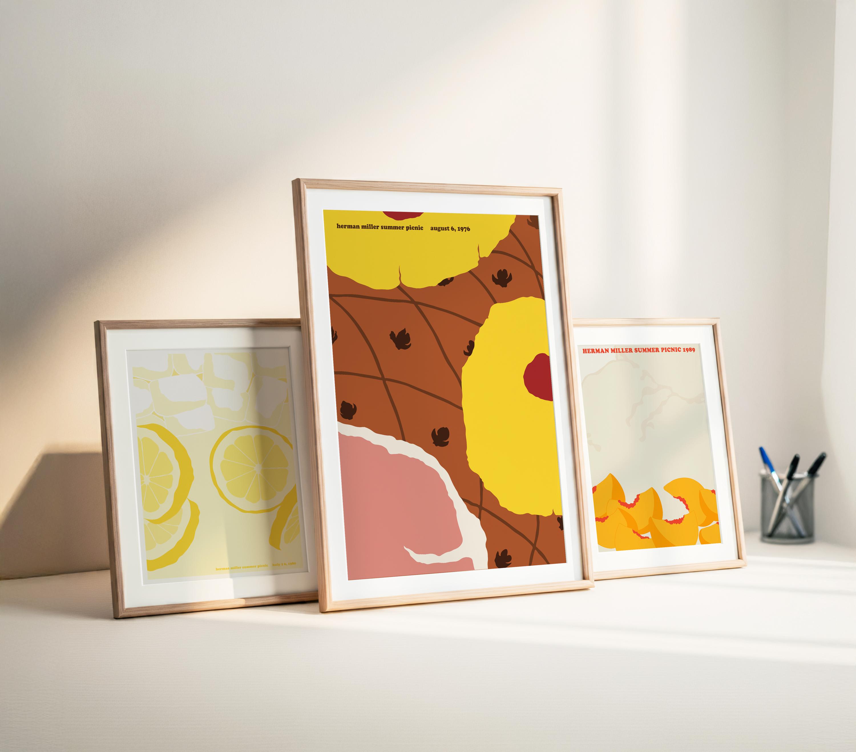 Herman Miller Summer Picnic Wall Art Collection | Retro Art