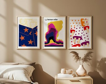 Herman Miller Summer Picnic Poster: Mid-century Modern Art Print