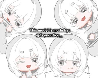 NEW ITEM | Customizable Chibi Vtuber Model: Pajama