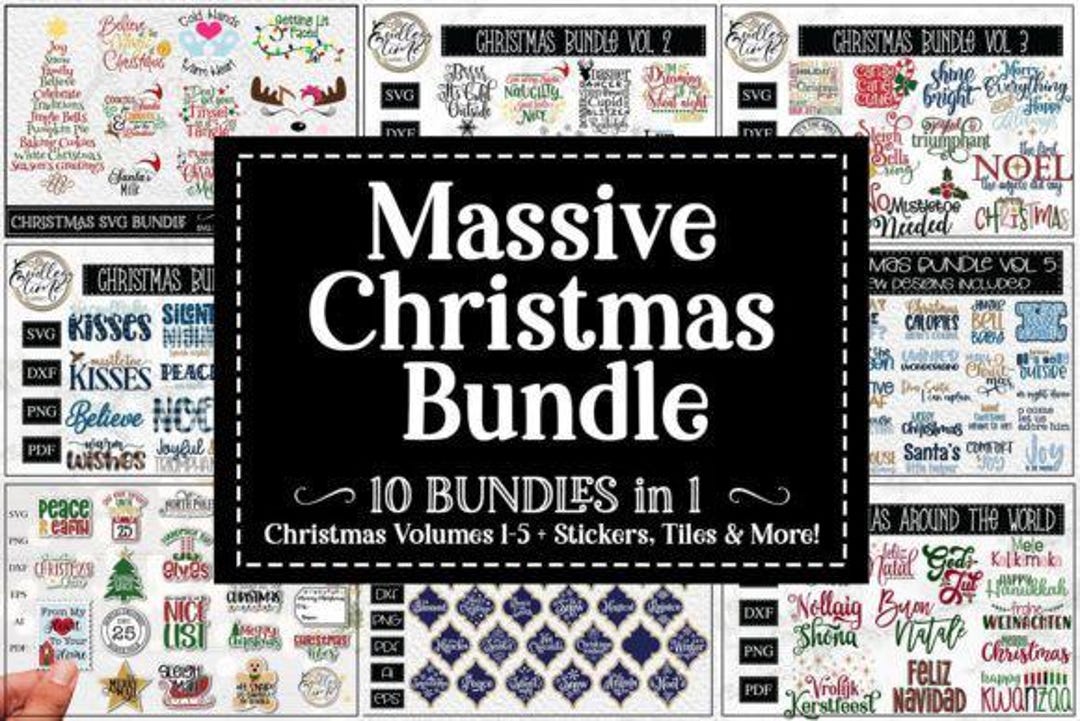 Christmas SVG Bundle / Funny Christmas SVG / Cut File / Cricut / Clip ...