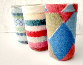 made to order - custom color- Jar Cozy - 3/4 pint size