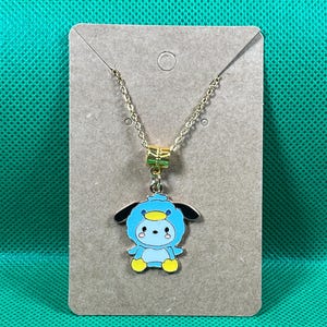 Kawaii Character Necklace, Anime Necklace, Kitty Necklace, Puppy Necklace, Cat Necklace, Pendant Necklace - 1PC