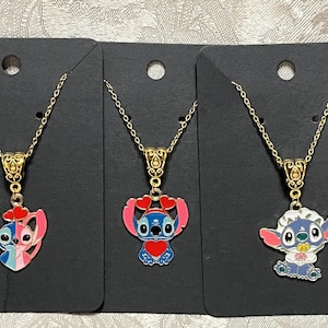 Kawaii Character Necklace, Anime Necklace, Alien Dog Necklace, Puppy Necklace, Pendant Necklace - 1PC