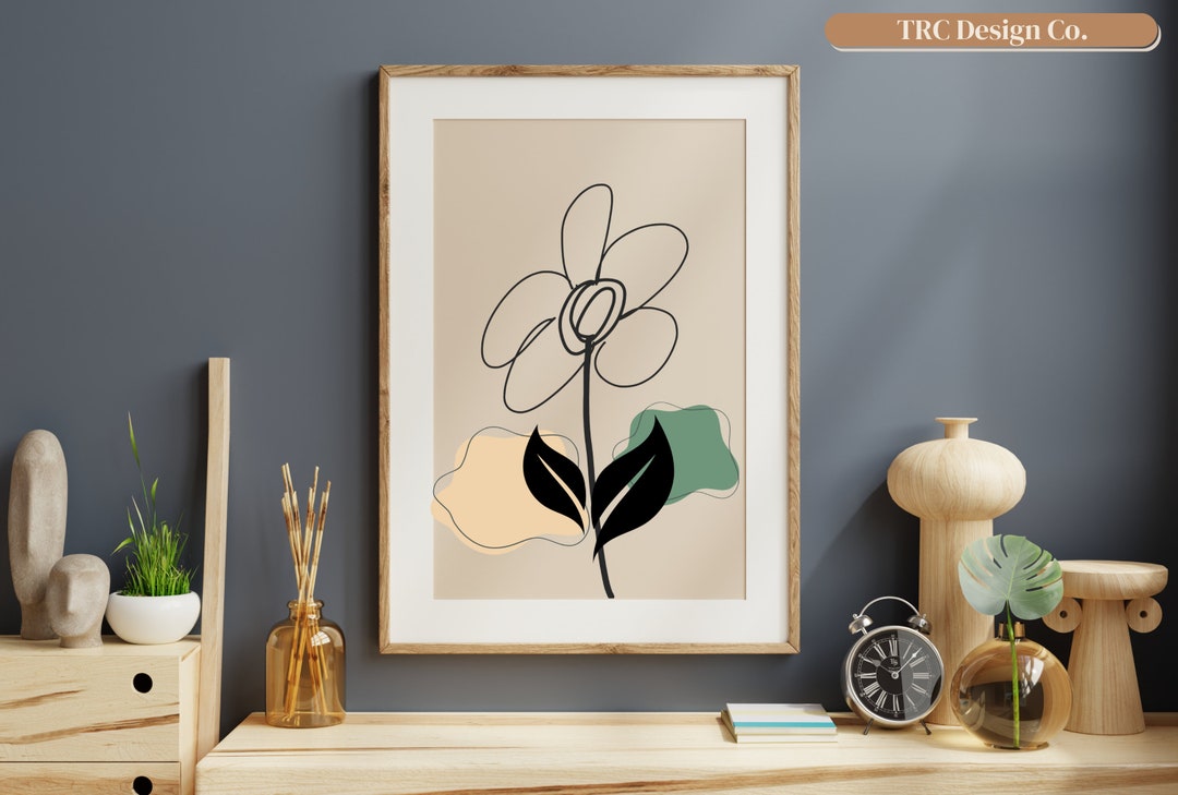 Abstract Digital Editable Art Print, Instant Download Wall Art, Modern ...