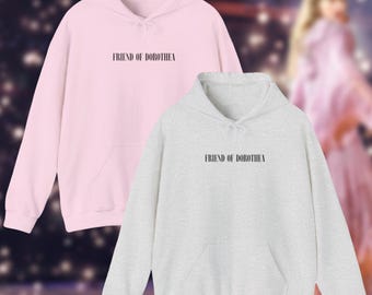 FRIEND OF DOROTHEA Hoodie - Gaylor Sapphic Era Minimalist Statement Typographic - Unisex Gildan 18500 Hooded Sweatshirt