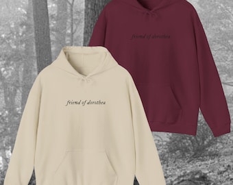friend of dorothea Hoodie - Gaylor Subtle Minimalist Folklore Sapphic LGBTQ+ - Unisex Gildan 18500 Hooded Sweatshirt