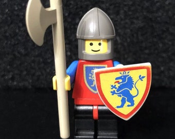 Lego Castle 1984 Lion Crest Crusader, Knight, Soldier, Minifigure 