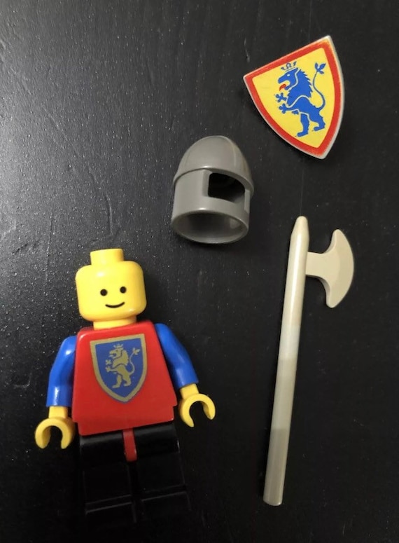 Lego Castle 1984 Lion Crest Crusader, Knight, Soldier, Minifigure 