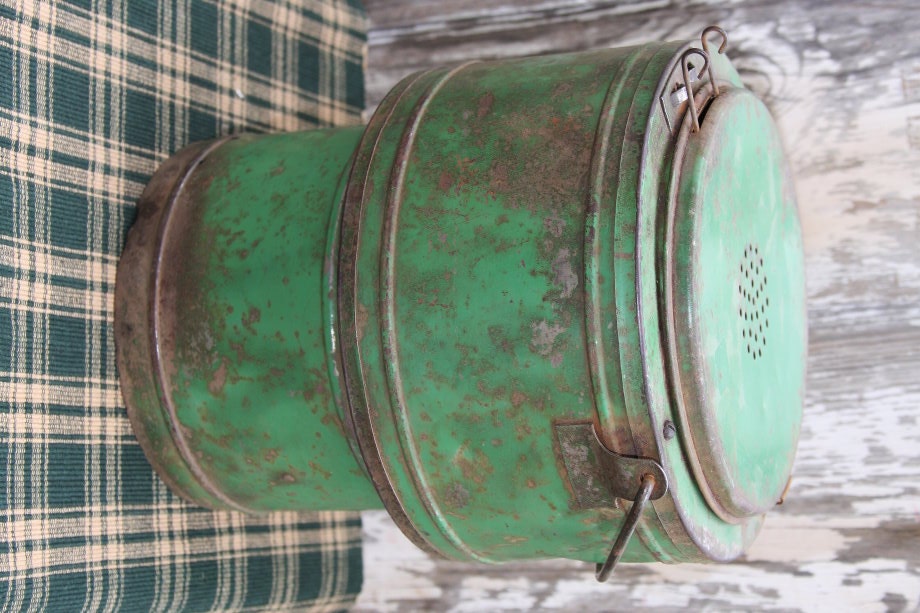 Vintage Minnow Bucket Old RARE Antique 1930's Etsy