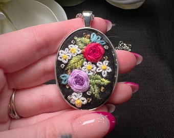 Large Floral Necklace No. 5