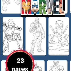 Évadez-vous avec notre livre de coloriage de super-héros