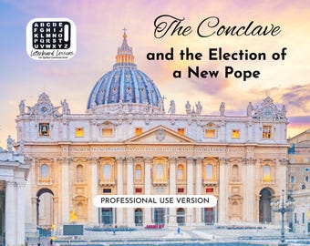 Conclave & New Pope Election: Letterboard Lesson (Professional Use)