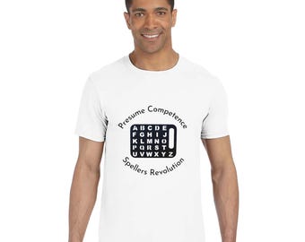 Proud Grandpa Spellers Revolution T-Shirt: Presume Competence Tee