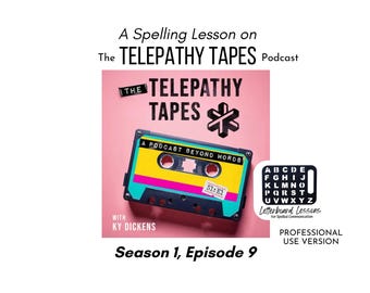 The Telepathy Tapes Podcast Spelling Lesson Season 1, Episode 9: Letterboard Lesson (Professional Use) PDF download
