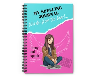 Letterboard Spelling Journal: Teen Girl's Communication Aid