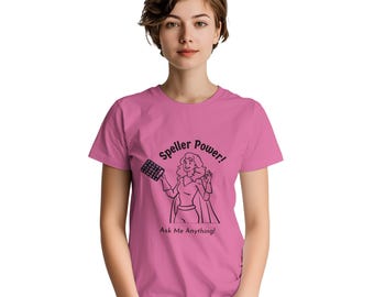 Speller Power Superhero T-Shirt - Empowering Letterboard Communication - Fun Gift for Educators & Spellers