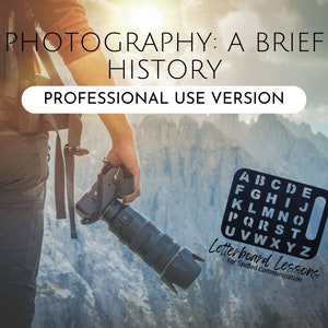 Photography History Lesson: Letterboard Communication (Professional Use) (PDF)