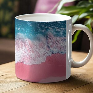 Tropical Beach Vacation Coffee Mug | Ceramic Mug for Beach Lovers | Tropical Mug Gift | Ocean Lover Mug | Beach Theme Cup | Summer Vibes Mug