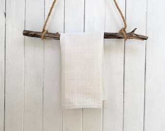 hand woven hemp tea towel ( 16x24" )