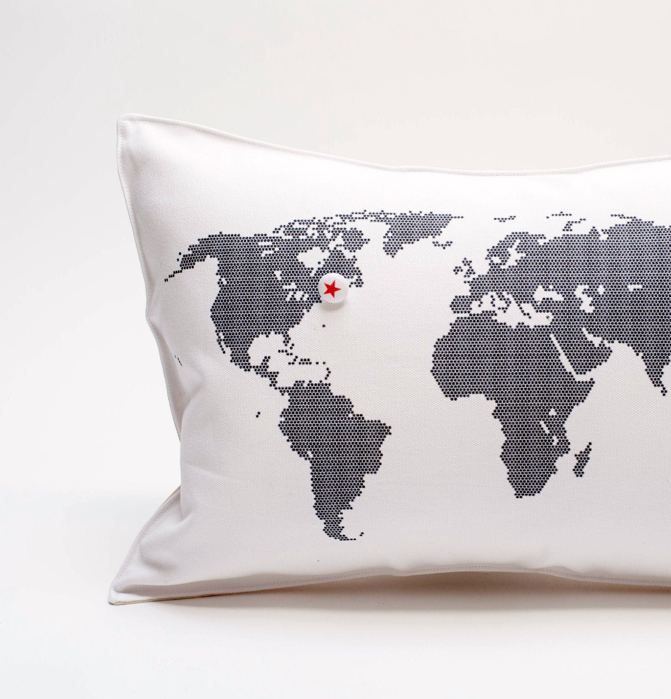 map pillows Etsy