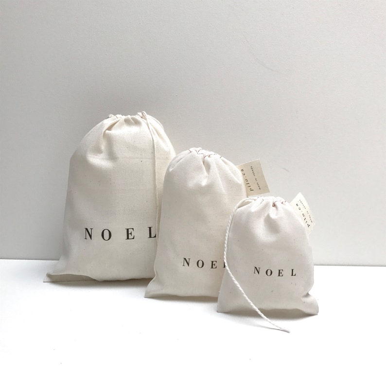 Set of 3 noel bags | Etsy