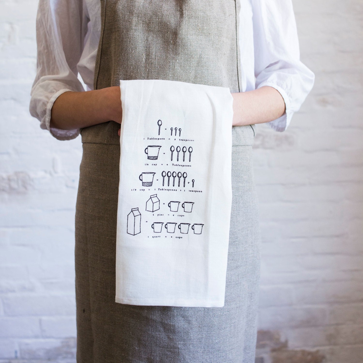 Linen Tea Towel Conversion Chart Etsy